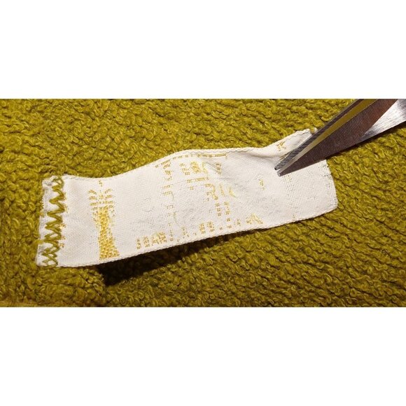 Vintage Sears Reversable Green Brocade Hand Towel 1960s bathroom mcm retro decor - Picture 9 of 10